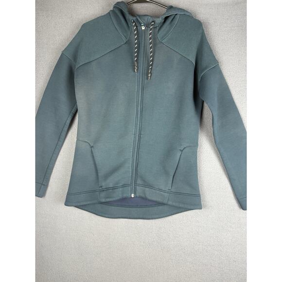 Sweaty Betty Cross Train Full Zip Hoodie Jacket Green Women’s Small - Picture 1 of 8